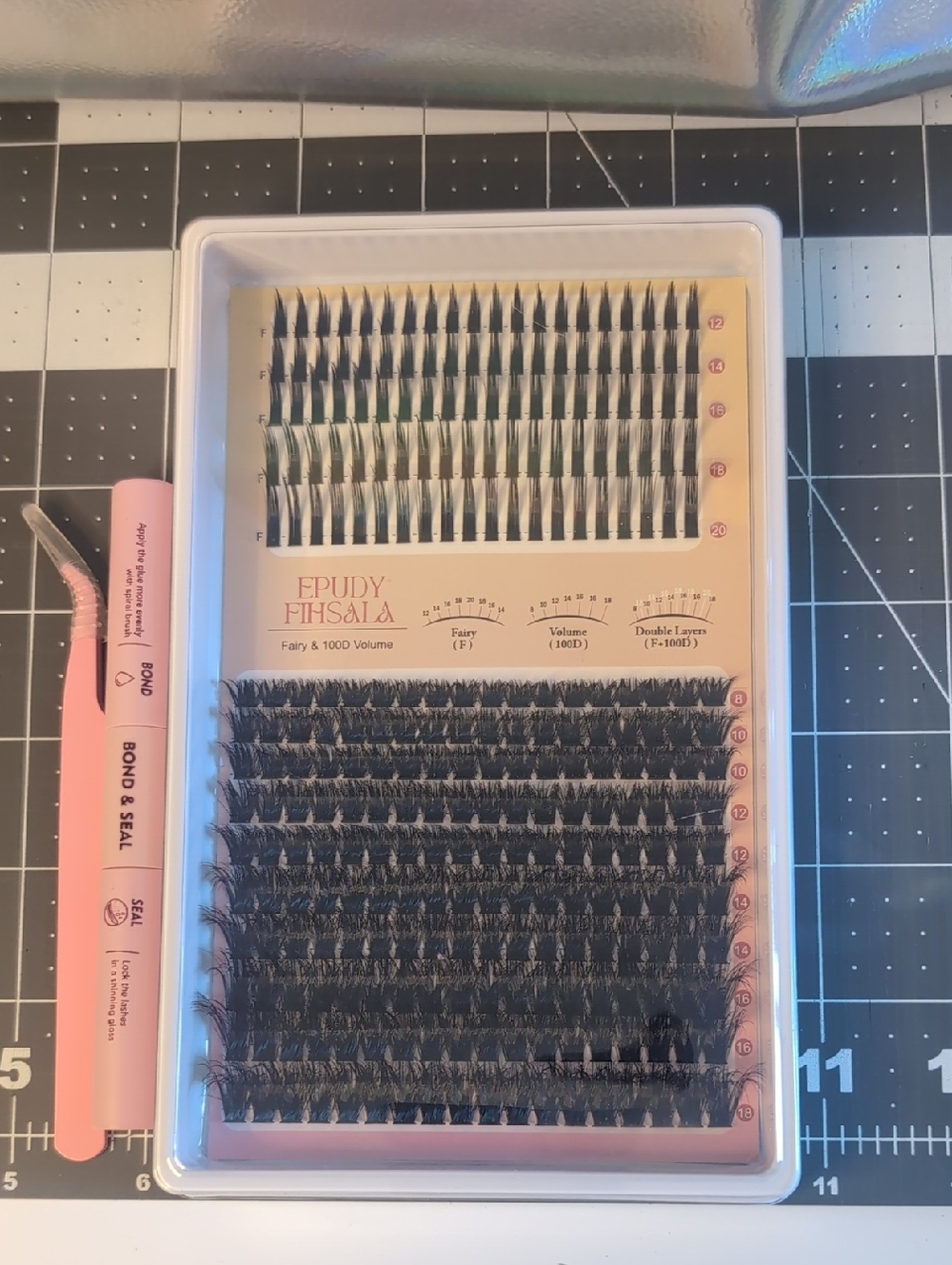 Epudy Fihsala DIY Lash Extension Clusters - Fairy & 100D Volume Kit